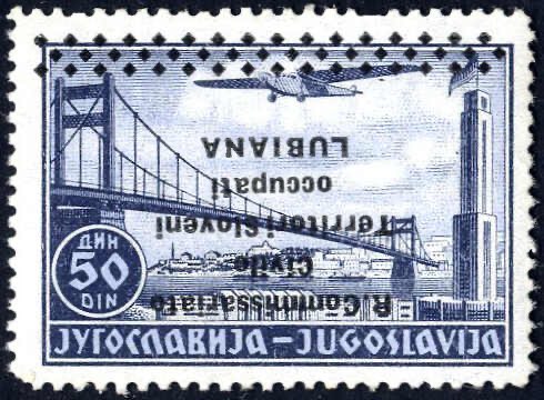 1941, francobollo di posta aerea ... 