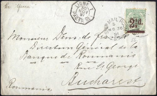 1891, Brief von Adelaide am 30.11. ... 
