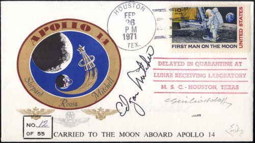 1971, Apollo 14 Mondbrief vom ... 