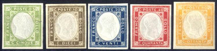 1861, Province Napolitane, serie ... 