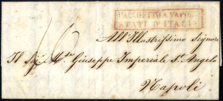 1845, lettera da Genova il 18.7 ... 