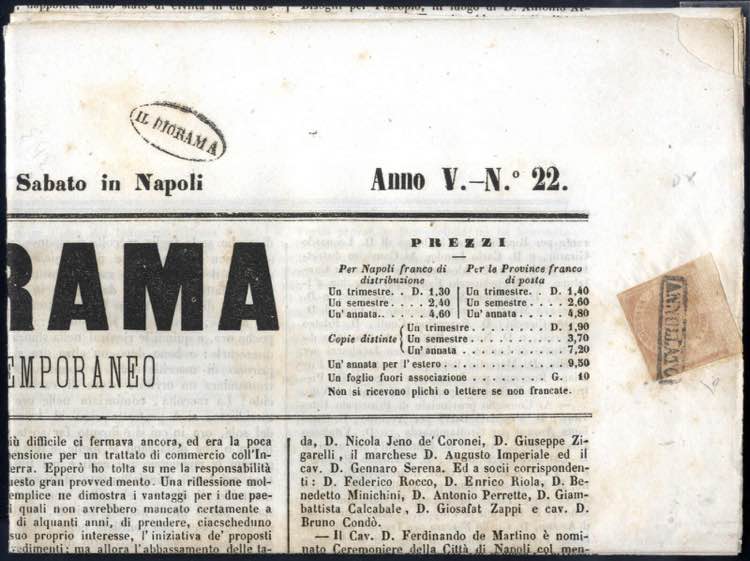 1860, giornale intero Il Diorama ... 
