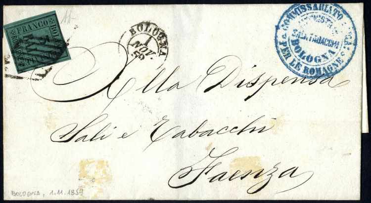 1859, lettera del 1. novembre 1859 ... 
