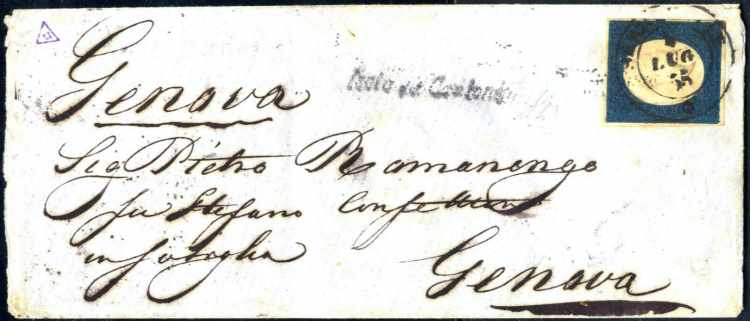 1855, lettera della strada ... 