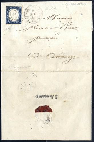 1860, lettera della  S Innocent, ... 