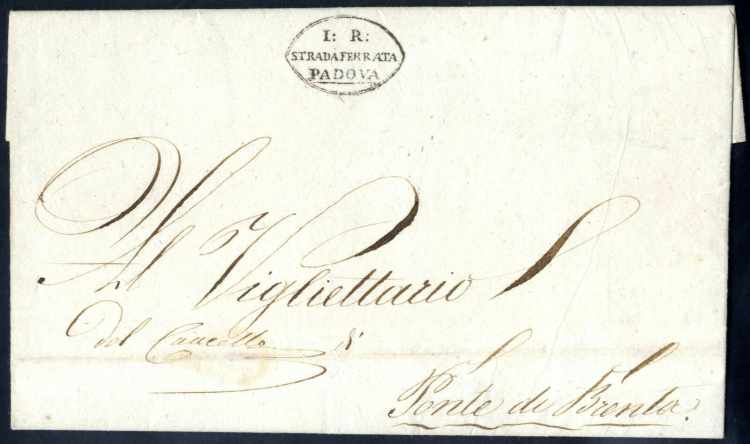 1843, lettera da Padova il 3.10 ... 
