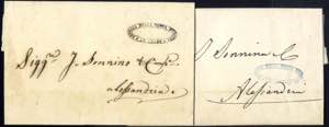 1845/48, due lettere del 11.8.1845 e del ... 