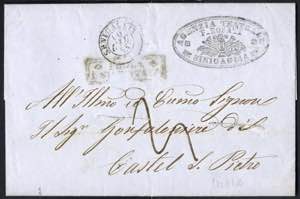 1855, lettera del 10.6. da Senigallia per ... 