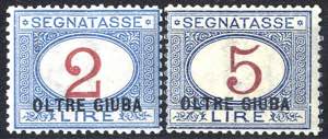 1925, Segnatasse, 10 val. (S. 1-10 / 950,-)