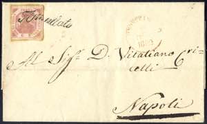 MONTELEONE, lettera del 20.8.1860 da ... 