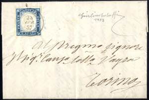 1857, lettera da La Chiusa (Punti 5) il 28.4 ... 