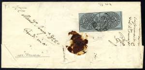 1852, lettera del 30.11.1852 da Ferrara a ... 