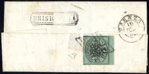 1856, lettera del 15.12.1856 da Brisighella ... 