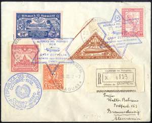 1932, 8. Südamerikafahrt, Paraguysche Post, ... 
