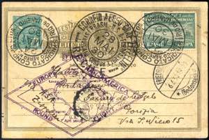 1930, Südamerikafahrt, Brasilianische Post, ... 