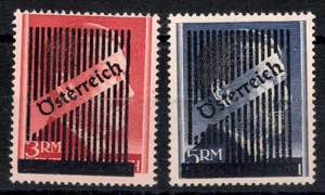 1945, Wien III - Gitter, 11 Werte, ... 