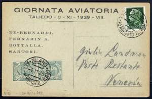 1929, Giornata aerea della Vittoria, ... 