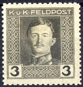 1917, Feldpost III, 3 Heller in Zähnung 11 ... 