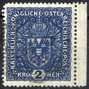 1916, 2 Kronen Breitformat, gestempelt, ANK ... 