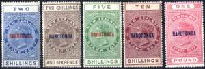 1921, Neuseeland-Fiskalmarken mit ... 