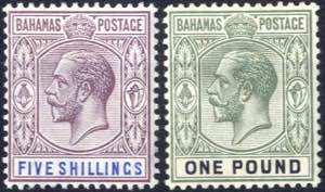 1912/19, König Edward VII, komplette Serie ... 