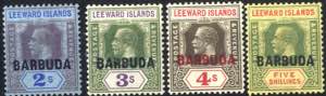 1922, Leeward-Inseln König Georg V mit ... 