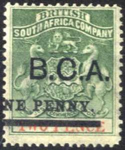 1895, Br. Südafrikagesellschaft mit ... 