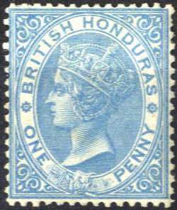 1872/79, Königin Viktoria, 1 P blau, gez. ... 