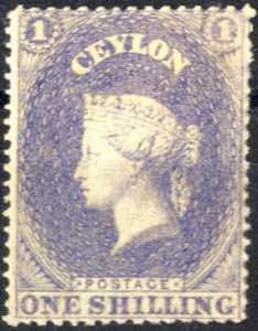 1861/63, Königin Viktoria, 1 Sh violett, ... 
