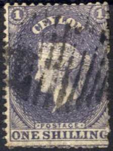 1862/64, Königin Viktoria, 1 Sh violett, ... 
