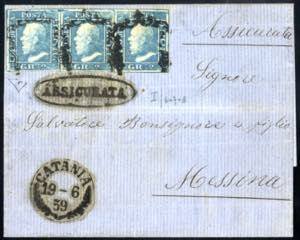 1859, lettera assicurata da ... 