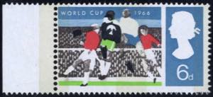 1966, World Cup Football Championship, 6d. ... 