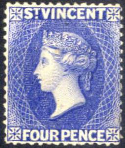 1882/92, Königin Viktoria, 4 P ultramarin ... 