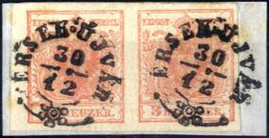 Ersek Ujvar 30.12. 1850, Briefstück mit ... 