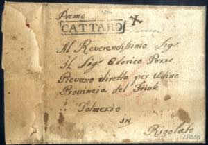 Cattaro 1830, Brief von Cattaro am 24.1. ... 