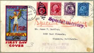 1932, Brief vom 15.6.1932 von Los Angeles ... 