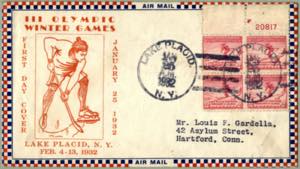 1932, FIRST DAY COVER (Abb. eines ... 