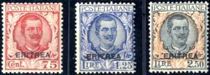 1926, francobolli della serie Floreale 75 ... 