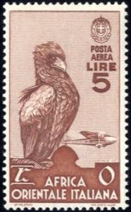 1938, soggetti vari, la serie di posta aerea ... 
