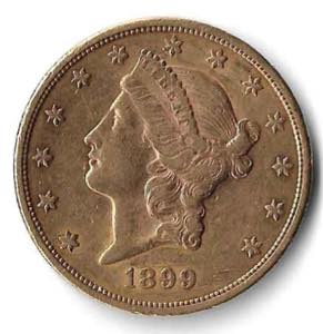 1899, 20 Dollar Liberty Head, Feingold 30,1 ... 