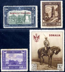SOMALIA 1903/36, collezione avanzata nuova ... 
