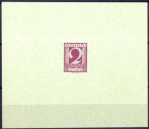 1925, 2 Groschen Freimarke Ziffernzeichnung, ... 