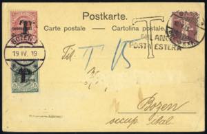 1919, cartolina da Basilea il 10.4 per ... 
