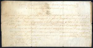 1668, passaporto manoscritto del Agosto a ... 