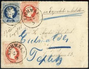 1877, Express-Brief von Eichwald am 27.9. ... 