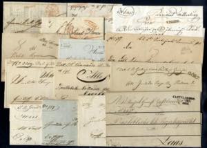 1823/1853, 14 Briefe mit verschiedenen ... 