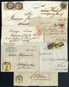 1850/54, postgeschichtliche Sammlung von ca. ... 