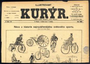 1895, Prager Zeitschrift Kuryr besteuert ... 