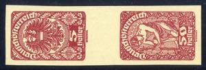 1919/20, Allegorie, Probedrucke 5 Heller und ... 