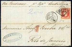 1870, Brief vom 14.6.1870 von Marseille via ... 